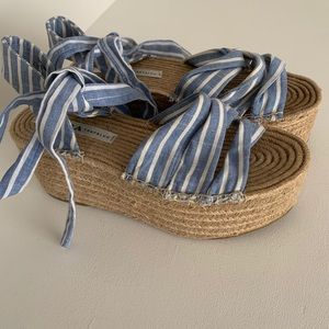 Zara wedged sandal